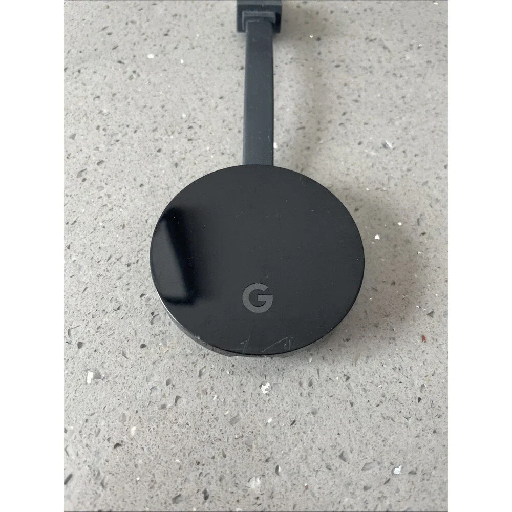 Google Chromecast NC2-6A5-D 2nd Gen HDMI Black 4K WiFi Streaming Media Player